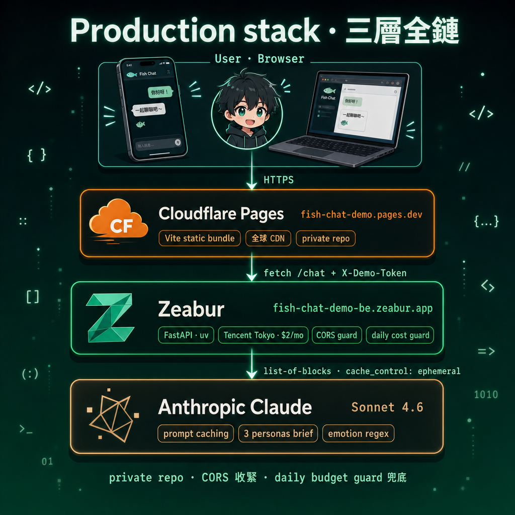 Production architecture diagram