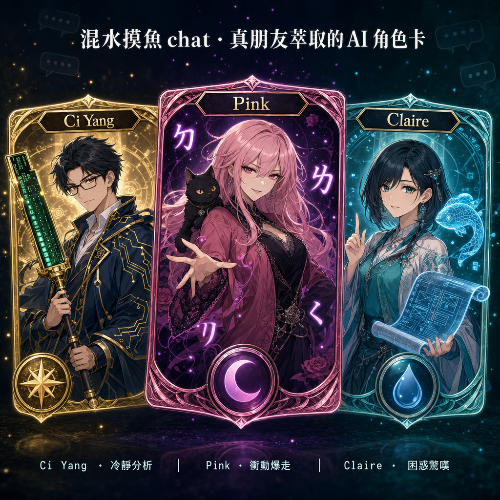 三角色 — Ci Yang / Pink / Claire